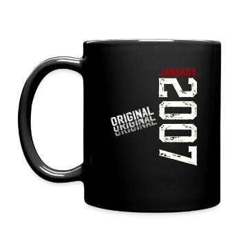 18th Birthday Legend January 2007 Volume 07 - Full Colour Mug - black - Left