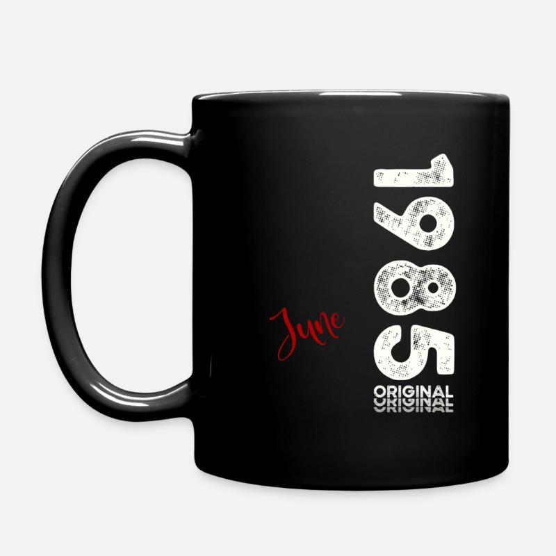 40. Geburtstag Original Juni Jahrgang 1985 - Tasse einfarbig - Schwarz