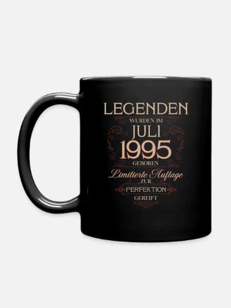 Cadeau 30ème anniversaire homme Légende Juillet 1995 - Mug uni - noir