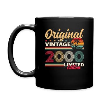 25ème anniversaire cadeau mari Original 2000 - Mug uni - noir - Gauche