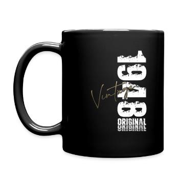 77th Birthday Legend Born in 1948 - Full Colour Mug - black - Left