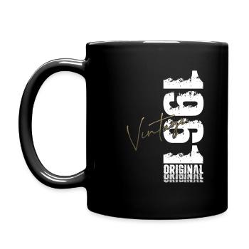 64th Birthday Original Vintage 1961 - Full Colour Mug - black - Left