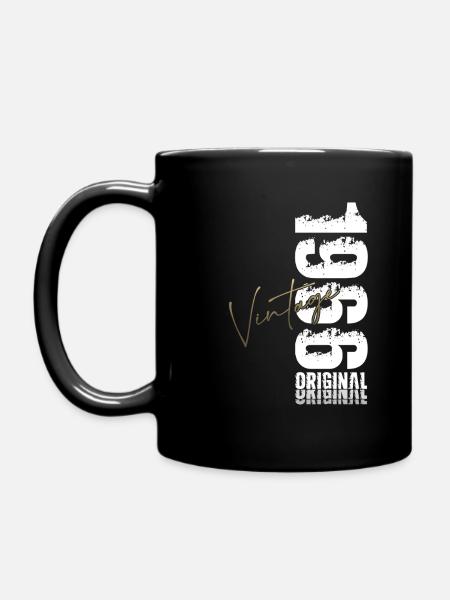 59. Geburtstag Original Jahrgang 1966 - Tasse einfarbig - Schwarz