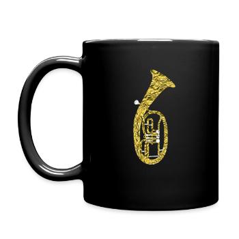 Tenorhorn - Tasse einfarbig - Schwarz - Links