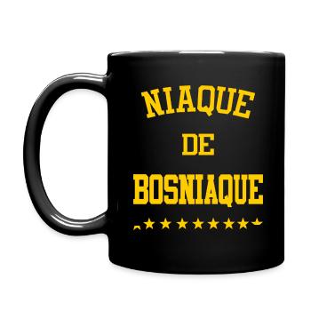 Fierté bosniaque association Bosnie cadeau Bosnie - Mug uni - noir - Gauche