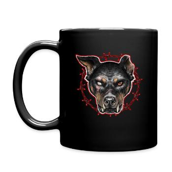 CHARIVARI Hund - Streunender Hund Beauceron - - Tasse einfarbig - Schwarz - Links