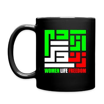 Women life freedom - Full Colour Mug - black - Left