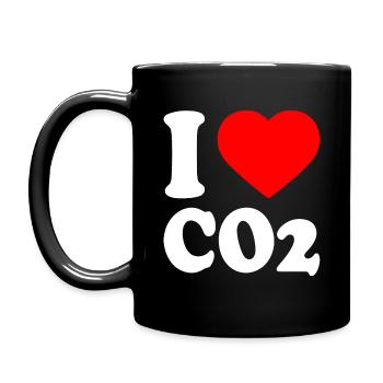 I love co2 - Full Colour Mug - black - Left