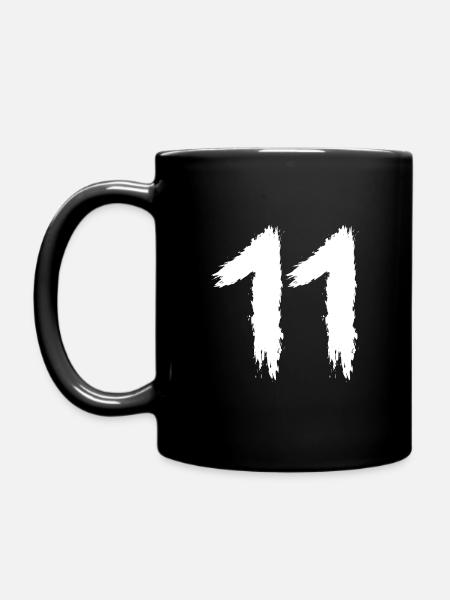 Numéro 11 - Mug uni - noir