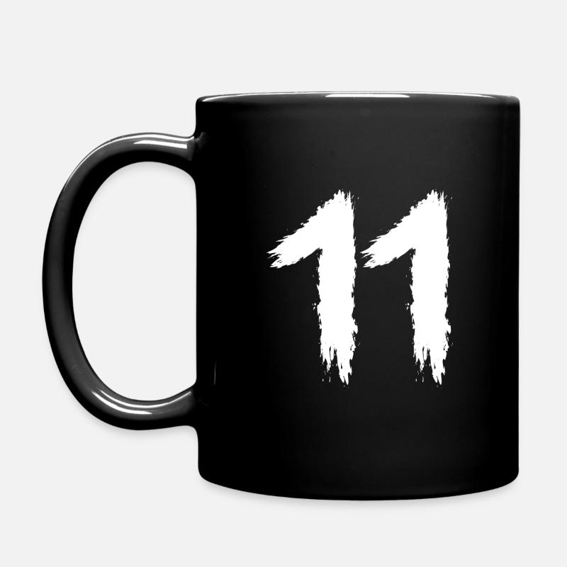 Numéro 11 - Mug uni - noir