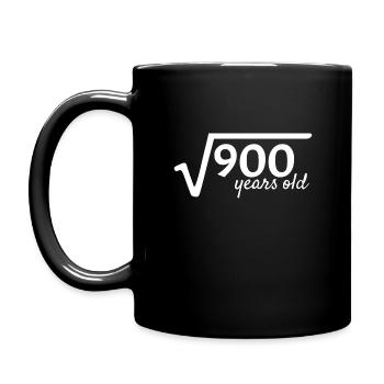 30 year old root math - Full Colour Mug - black - Left