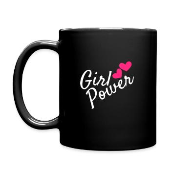 Girl power - Mug uni - noir - Gauche