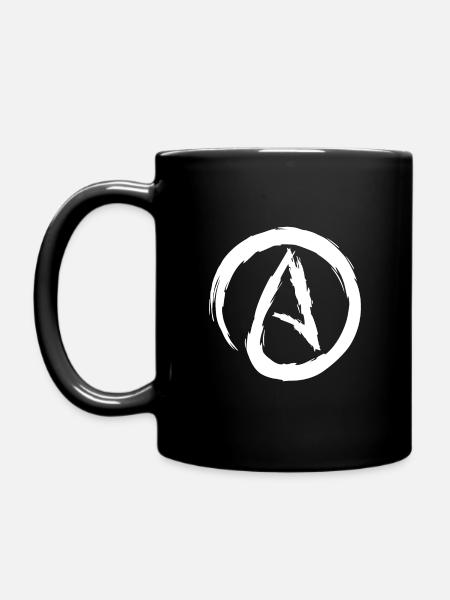 Symbole de l’athéisme athée - Mug uni - noir