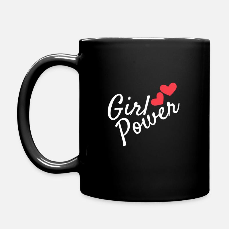 Girl power - Mug uni - noir
