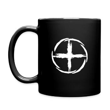 Earth symbol - Full Colour Mug - black - Left