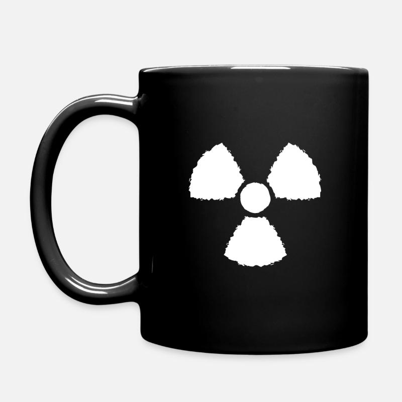 Nuklear Symbol Zeichen - Tasse einfarbig - Schwarz