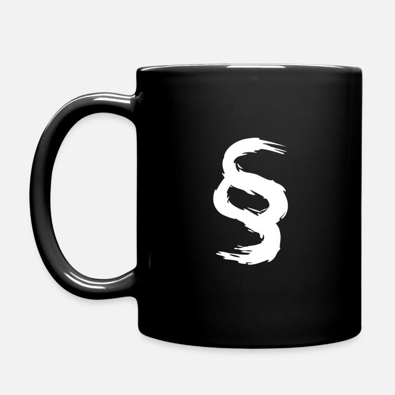 Paragraph Symbol Zeichen Bürste Weiß - Tasse einfarbig - Schwarz