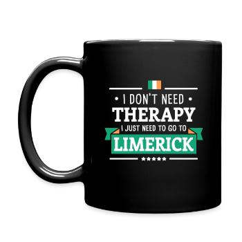 CADEAU DE VOYAGE LIMERICK THERAPY IRLANDE ÉIRE - Mug uni - noir - Gauche