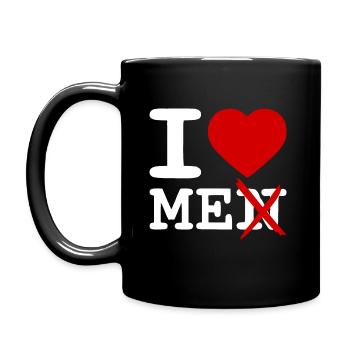 I love me - Full Colour Mug - black - Left