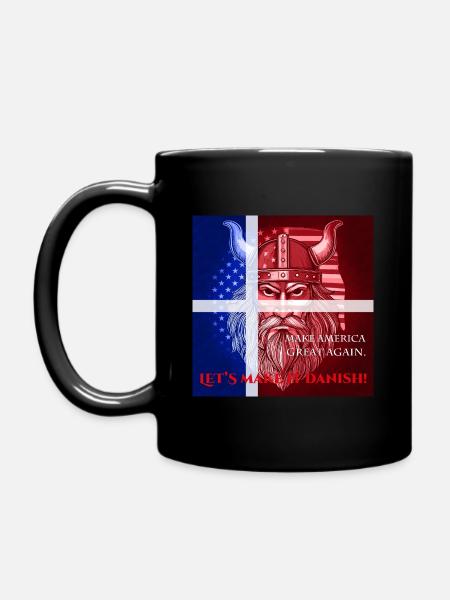 Viking - Faites-le danois - Mug uni - noir