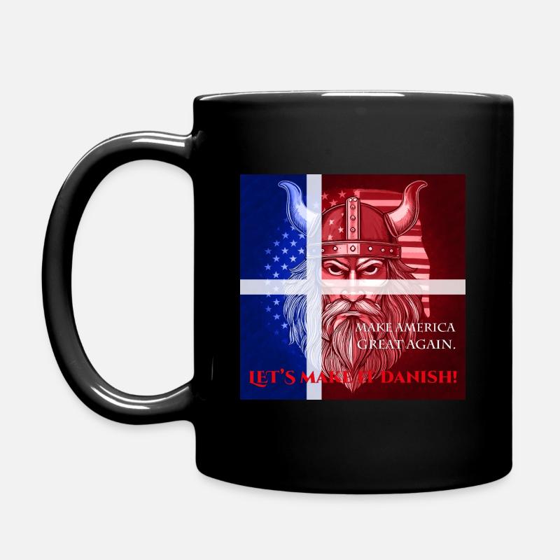 Viking - Faites-le danois - Mug uni - noir