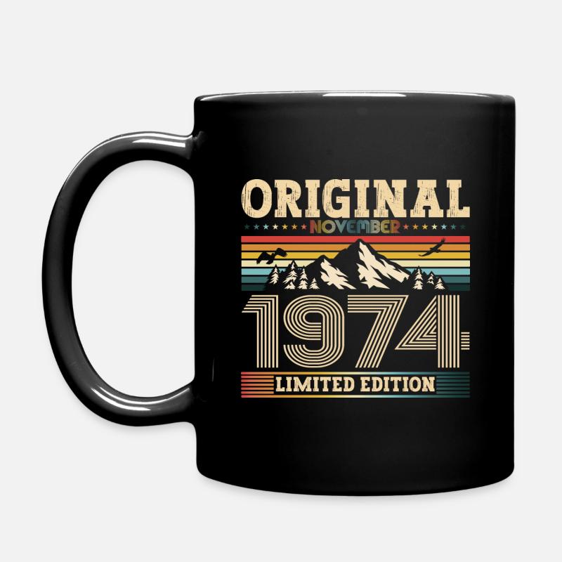 49e anniversaire Original Novembre Né en 1974 - Mug uni - noir