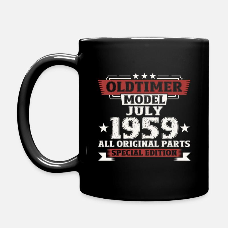 65. Geburtstag Oldtimer Juli 1959 Jahrgang 1959 - Tasse einfarbig - Schwarz