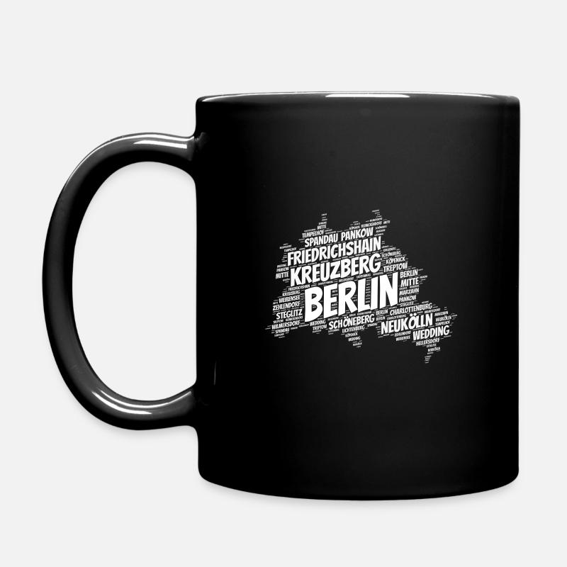 Berlin - Tasse einfarbig - Schwarz