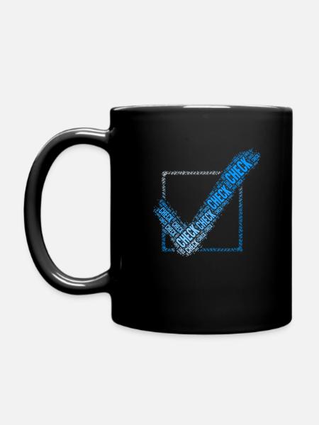 Haken erledigt - Tasse einfarbig - Schwarz