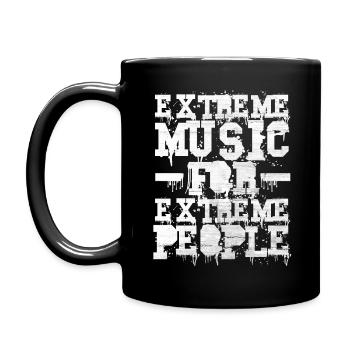 Musique extrême pour les personnes extrêmes - Mug uni - noir - Gauche