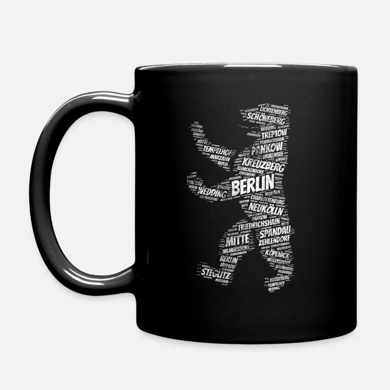 Orso di Berlino - Tazza monocolore - nero