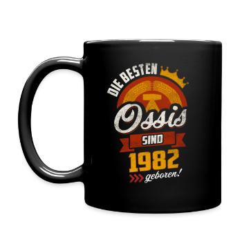 MEILLEUR OSSI 1982 NÉ GDR CADEAU D’ANNIVERSAIRE - Mug uni - noir - Gauche