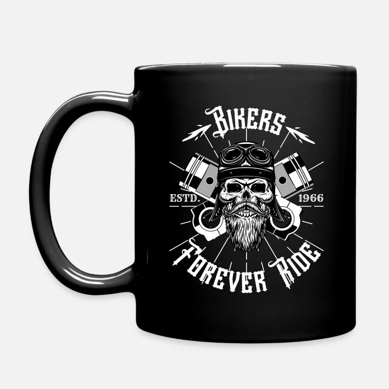 Je suis un Biker. - Mug uni - noir