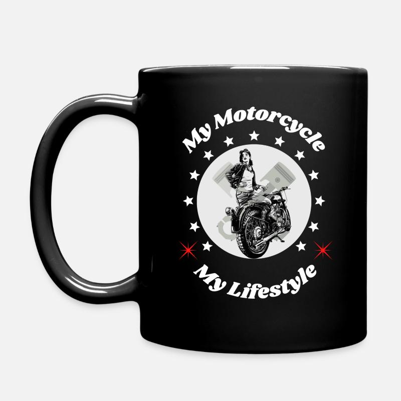 Biker look. - Full Colour Mug - black