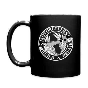 I am a Biker. - Full Colour Mug - black - Left