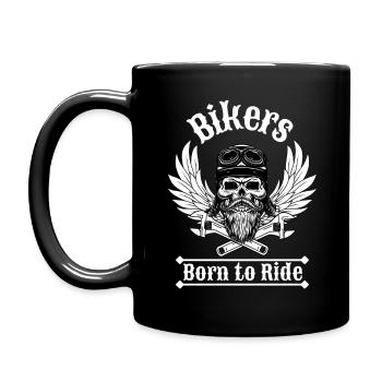 I am a Biker. - Full Colour Mug - black - Left