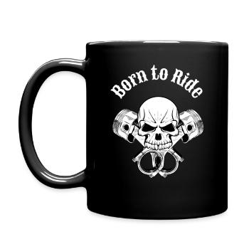 I am a Biker. - Full Colour Mug - black - Left