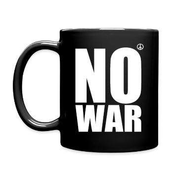 No war - Mug uni - noir - Gauche