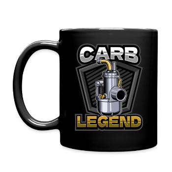 Carb Legend Shirt - Tasse einfarbig - Schwarz - Links