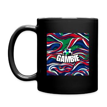 Gambian Energy Flow - Full Colour Mug - black - Left