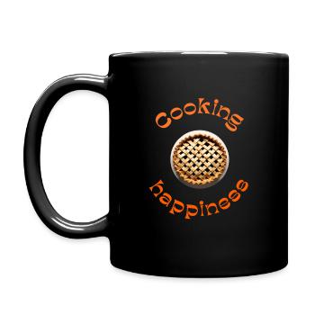 Tarte aux pommes - Mug uni - noir - Gauche
