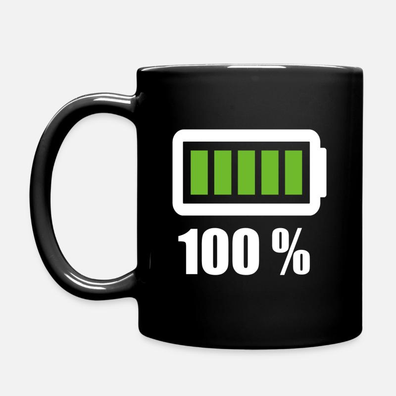 100 % - Tasse einfarbig - Schwarz