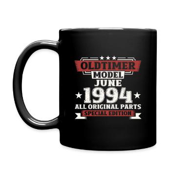 Millésime Juin 1994 Millésime 1994 30ème Anniversaire 94 - Mug uni - noir - Gauche