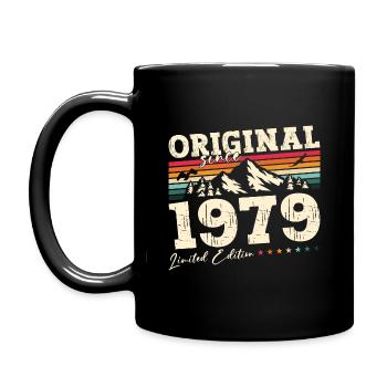 45th Birthday Original 1979 Vintage 1979 - Full Colour Mug - black - Left