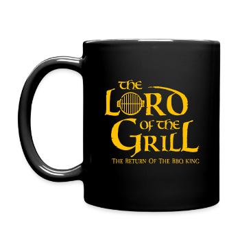THE LORD OF THE GRILL THE RETURN OF THE BBQ KING - Mug uni - noir - Gauche
