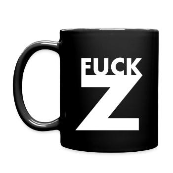 Fuck z - Mug uni - noir - Gauche