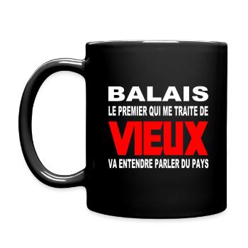 Je ne suis pas vieux - Mug uni - noir - Gauche