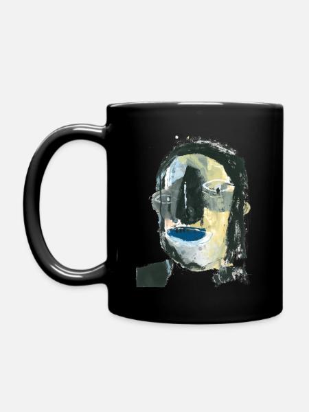 Portrait 08 - Tasse einfarbig - Schwarz
