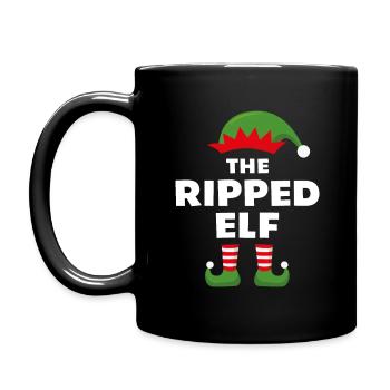 Der zerrissene Elf - Tasse einfarbig - Schwarz - Links