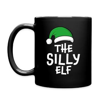 The Silly Elf - Full Colour Mug - black - Left